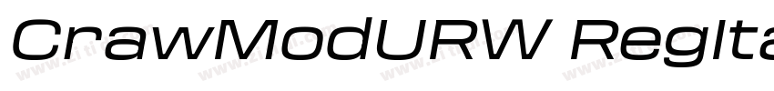 CrawModURW RegIta字体转换
